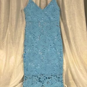 Light blue dress boohoo